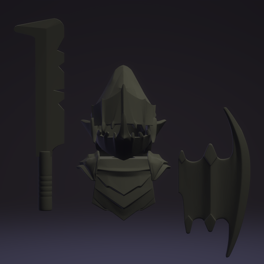 🦸 Moria Orc (block Compatible)・ 3D File for ・Cults
