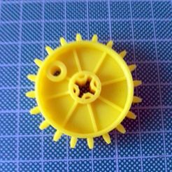 roue_20_dents.jpg Free STL file 20-tooth wheel・Template to download and 3D print