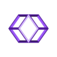 dodecaedro_rombico_arestas.stl Contour of Rhombic Dodecahedron