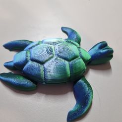 Articulated Turtle - Tortuga articulada FLEXI PRINT-IN-PLACE