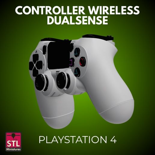 📁 Classic Shock – STL File PS4 Style Controller – Console Collectible ...