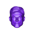 283. Zandar Head (Donman Art Peghole).stl Zandar fan art head 3D printable File For Action Figures