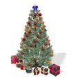 0_00006.jpg Chrismas Tree 3D Model - Obj - FbX - 3d PRINTING - 3D PROJECT - GAME READY NOEL Chrismas Tree  Chrismas Tree NOEL