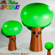 11111.png MR. TREE SPRUNKI INCREDIBOX TREE | Sprunki 3D Model STL Fan Art
