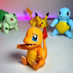 Pokemon Charmander Articulated Print-in-Place
