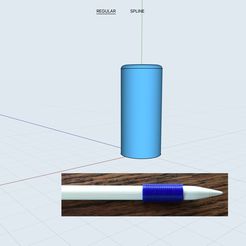 88 ch REGULAR SPLINE Apple Pencil Grip