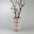 printable_objects_sakura_vase_03.jpg Cherry Blossom Flower Vase