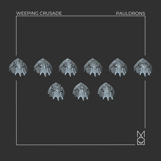 CultsDesign-20.png Weeping Crusade - Custodian Pauldrons (Pre-Supported)