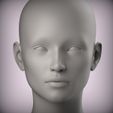 1.6.jpg 22 3D HEAD FACE FEMALE CHARACTER FEMALE TEENAGER PORTRAIT DOLL BJD LOW-POLY 3D MODEL