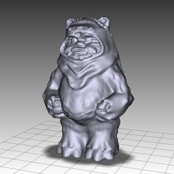 EWOK_001.jpg Free OBJ file EWOK FIGURE・Object to download and to 3D print, Masterclip