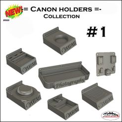 Canon_lens_holder_collection_-1_.jpg STL file Canon Lens Holder Collection #1・3D printer model to download