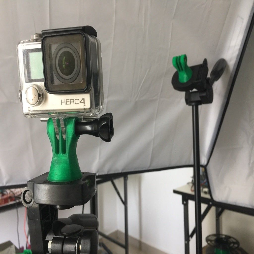 Free STL file GoPro Tripod Adapter・3D print design to download・Cults