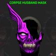 001.jpg Файл 3D Corpse Husband Mask - Rabbit Face Mask - Halloween Cosplay 3D print model・Дизайн для загрузки и 3D-печати