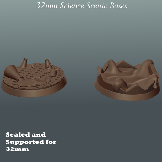 🧪 32mm Sci-Fi Laboratory Bases Set: Science Chemical Spill and Broken ...