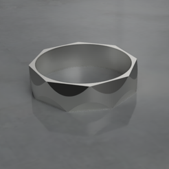 Iron ring.png Fichier STL gratuit Anneau de fer martelé (Iron ring)・Design pour imprimante 3D à télécharger