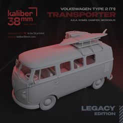 main_cover.jpg VOLKSWAGEN TYPE 2 (T1) "TRANSPORTER" a.k.a. KOMBI, CAMPER, MICROBUS  | LEGACY EDITION