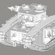 oblique-front-2.jpg Battlemace 40 Million Lee Mann Mk V Tank