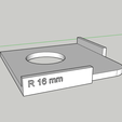 r16.png Milling template R 16 mm, D 32 mm