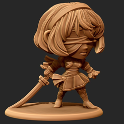 Capture d’écran 2018-01-24 à 12.01.11.png Бесплатный STL файл YorHa No 2 Type B Chibi figurine・3D-печатная модель для загрузки