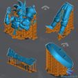 010101.jpg Goku & Young Gohan - 3D Printable STL  - presupported