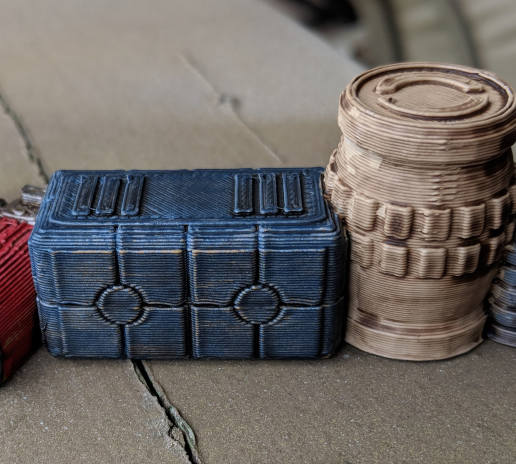 Barricade-preview4.png Star Wars Legion Terrain - Crates, Barrels and Barricades