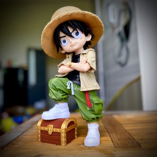 Luffy Urban Vibes Fan art (no ams-multiparts/3mf) – One Piece