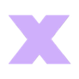 x (1).stl Roblox keychain