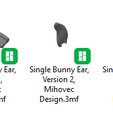 Zajefta-slika.png Easter Bunny Ears Bundle - NO AMS - For Headphones and Headbands