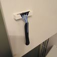 IMG_20171207_203644[1].jpg Free STL file Razor holder・3D print design to download