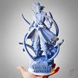 Goku_xeno_3D_printed__Live3DprintsPT001x.jpg STL file Time Patrol Goku (Xeno)・3D printing design to download