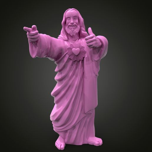 jssd.jpg Télécharger fichier STL gratuit Jésus du Dogme • Design à imprimer en 3D, Boris3dStudio