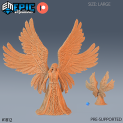 1812-Corrupted-Seraphim-Large.png Corrupted Seraphim ‧ DnD Miniature ‧ Tabletop Miniatures ‧ Gaming Monster ‧ 3D Model ‧ RPG ‧ DnDminis ‧ STL FILE