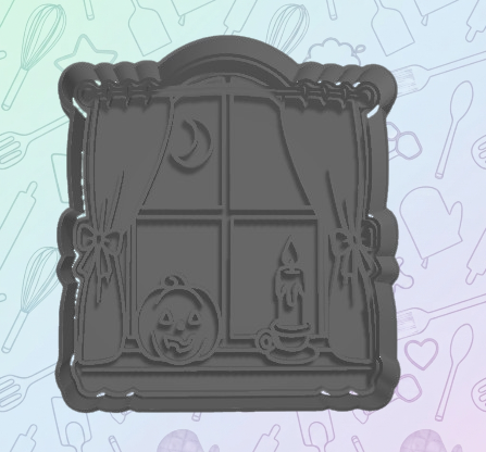 Spooky Window Cookie Cutter