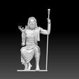 6.jpg Зевс Энтронированный Бас-Рельеф STL модель для ЧПУ и 3D печати