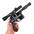 han-solo's-dl-44-blaster-prop-replica-star-wars-1.jpg Han Solo DL-44 heavy blaster pistol Star Wars Gun Prop Replica