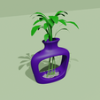 25.png 04 Empty Vases Collection - Modern Plant Vase - STL Printable