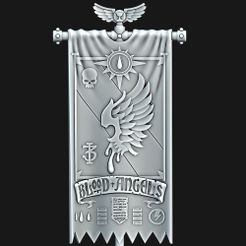 BA-3rd-comp-banner.jpg Файл 3D BA 3-я рота Знамя・Дизайн для загрузки и 3D-печати