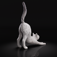 3.png Chat qui s'étire (modèle pour impression 3D), gratuit
