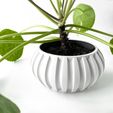 misprint-8317.jpg The Alden Planter Pot with Drainage | Tray & Stand Included | Modern and Unique Home Decor for Plants and Succulents  | STL File