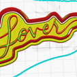 lover-con-marco-3D.png Taylor Swift SET 8 Cookie Cutter - Cookie Cutter - Emporte-pièce