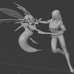 A001.jpg Fichier 3D X-men Diorama : Rogue vs the Brood.・Modèle pour impression 3D à télécharger, Tronic3100