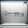 sr22t-gts.png Wall Silhouette: Airplane Set