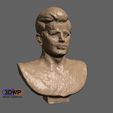 JFK.jpg John F. Kennedy Bust (JFK statue 3D Scan)