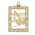 1.jpg Horce Panting Frame Pendant 3d printable Model