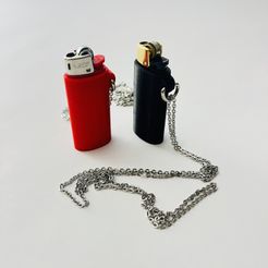 Clipper + cigarette holder (lighter case / lighter holder) by Szachu, Download free STL model