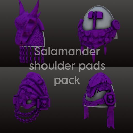 Shoulder pads Salamander