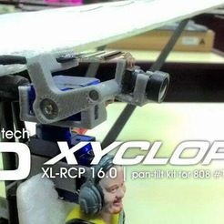 tb_rcp16_43.jpg Free STL file XL-RCP 16.0 XYCLOPS : Cockpit camera pan-tilt for 808 #16 HD cam・3D print model to download