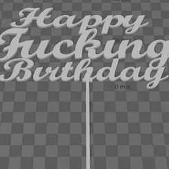 happy-birth.jpg Archivo STL Feliz Cumpleaños・Modelo para descargar y imprimir en 3D