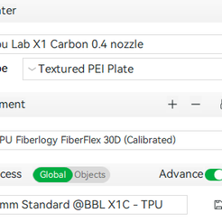 X1C-main-menu.png TPU 30D - full print profile for Bambulab X1C - with model "Simple Flexible Strap (FlextrUp) "