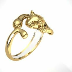 1.jpg 3D file Cat ring・3D printing template to download